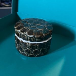 Small ceramic dish with lid